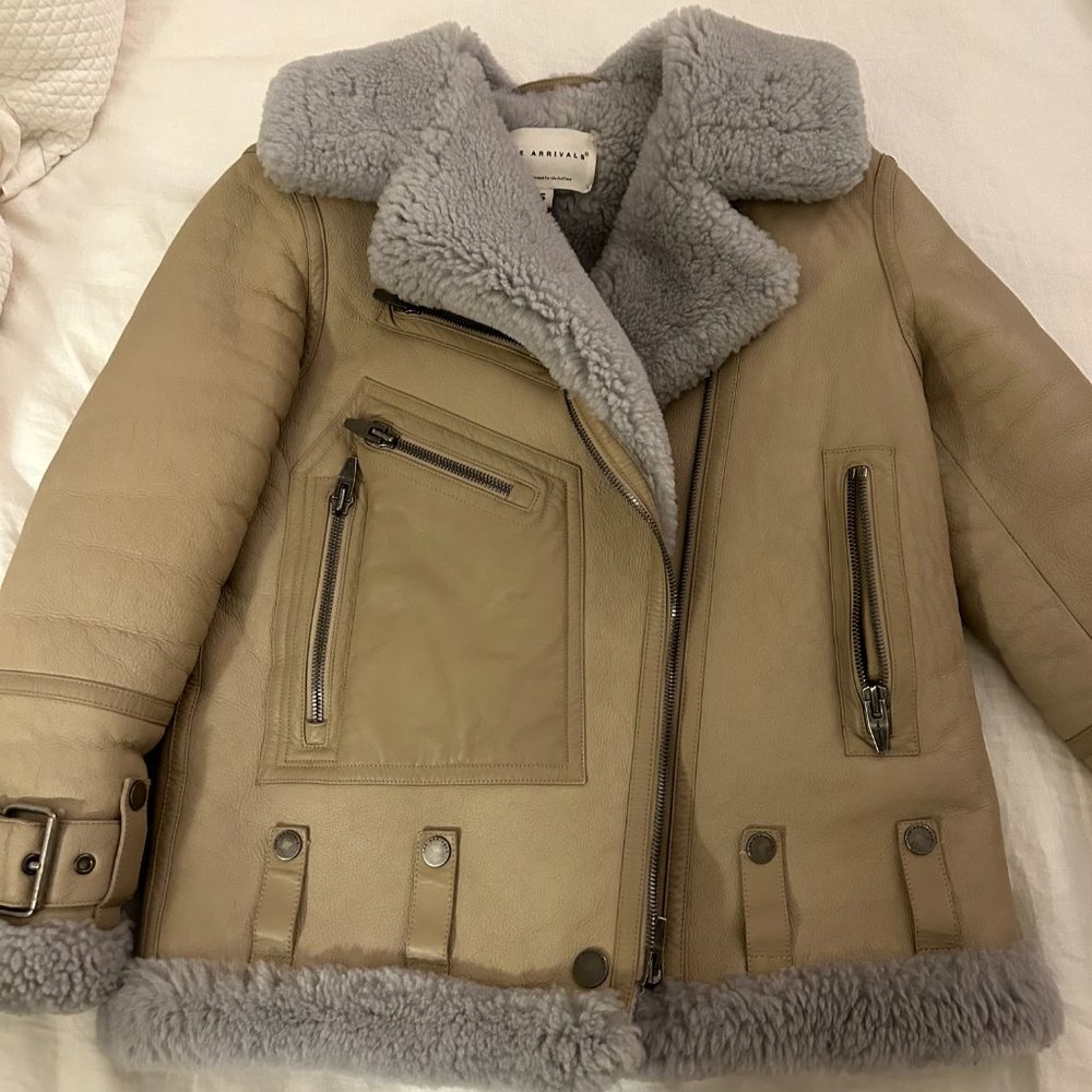The Arrivals Moya Shearling Coat/Jacket - Size S - Picture 7 of 10